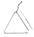 DD 7" Chrome Music Percussion Triangle, Striker & Case New!