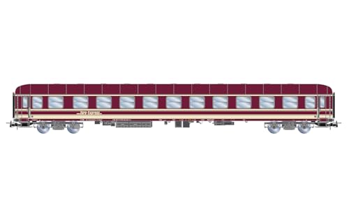 Rivarossi HR4417 Euro-Express, 3-unit pack couchette coaches (Bcm243 + Bcm246 + Bvcmz), purple livery, ep. V-VI Rolling Stock - Coaches - Image 2