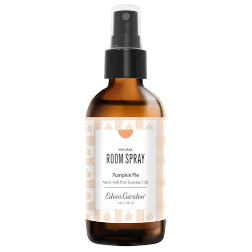 Edens Garden Pumpkin Pie Aromatherapy Room Spray Natural Essential Oil Air Freshener for Home Fall & Holiday Season Calming Long-Lasting Scent 4 fl oz (118 ml)