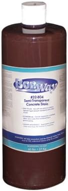 32-806 1-Quart Water Based Concrete Stain - Bark Brown by BonWay