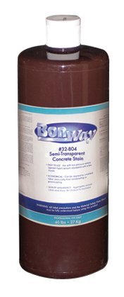 32-806 1-Quart Water Based Concrete Stain - Bark Brown by BonWay