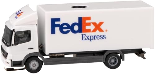 Camion MB Atego FedEx FALLER 161315 pour supprimer la monotonie des circuits H0 statiques