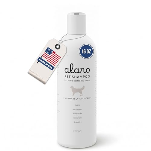 Alaro Dog Shampoo 16 oz for Double Coated Breeds -