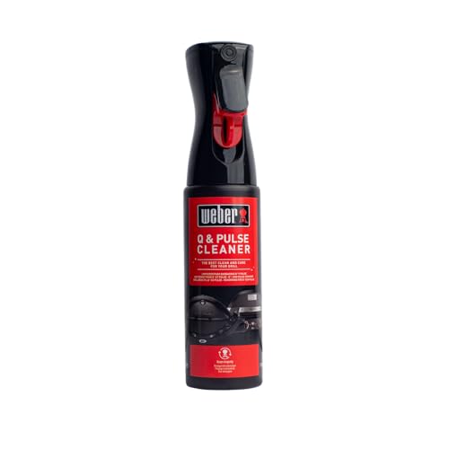Weber Limpiador Weber Q & Pulse 300ml, pulverización fina, para limpiar las superficies externas de los modelos Weber Q y Pulse, biodegradable, Sin ingredientes peligrosos (17874)