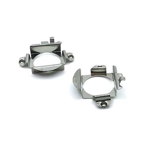 Socal-Led 2X H7 Led Adapter Headlight Bulb Holder Retainer Clip Fit For Benz C B Gla Gls Ml Series, For D Edge #TOP1