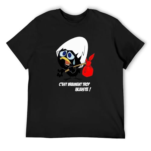 jargon Intouchables Calimero Texte Ombre T-Shirt Black L