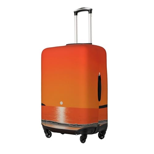 Sunset over Water Luggage Cover Stylish Suitcase Covers for Luggage Tsa Approved, Elastic Washable Suitcase Protector Anti-Scratch Travel Baggage Covers for 18-32 inch Luggage2