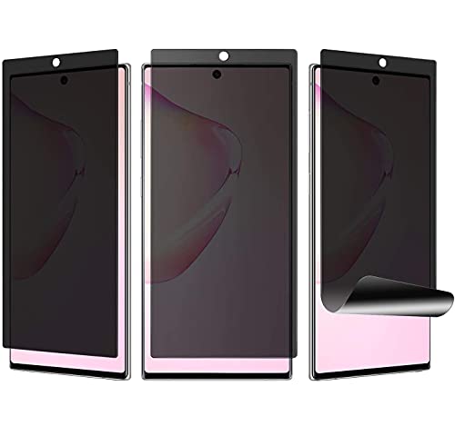 Filtre de confidentialité anti-espion Foxcrypt protégeant le Samsung Note 10+ Plus