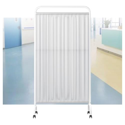 GYEQXKT 6ft Tall Privacy Partition with Casters - Mobile Room Divider for Salon, Hospital, Office - Standing Screen for Confidentiality & Space Management