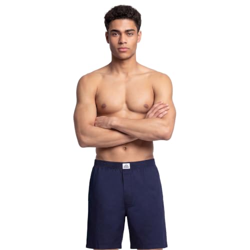 Image of Levi's 074 Boxer Shorts for Men | 100% Poplin Cotton | Breathable | Solid Men's Boxers | Relaxed Fit | Smooth Hand-Feel | Yarn-Dyed, Long Lasting Colour | Functional Fly | Tagless | Pack of 1