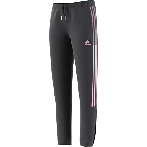 Pantalon de survêtement adidas Tiro filles gris et rose taille XL pour le sport