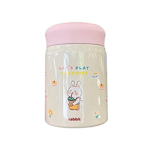 Garrafa Térmica De Aço Inoxidável Para Alimentos Quentes, Pote De Comida Isolado A Vácuo 320 Ml Pote