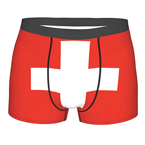 Macedonian flag Mens Boxer Briefs Underwear Breathable Stretch Boxer Trunk with Pouch for Men, Youth