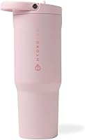 Vista 9 de HydroJug Sport Botella de acero inoxidable con popote, aislada al vacío, de 20 onzas, a prueba de fugas, diseño ergonómico, reutilizable, apta