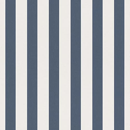 Rasch Tapeten Papiertapete (Child-Friendly) White Blue 10, 05 m x 0, 53...