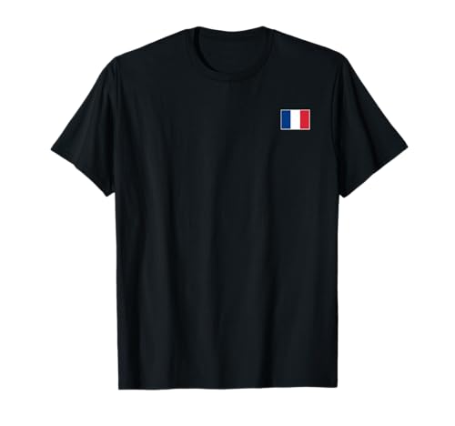 T-Shirt France Femmes Hommes Enfants Poitrine Gauche Drapeau Français T-Shirt