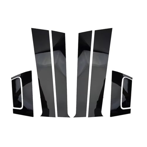 Kits de embellecedores para pilares de puertas de coche HRV 2016-2022 negro brillante