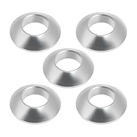 Be In Your Mind 5 Stück M8 Kugelscheibe Edelstahl Verchromt Außendurchmesser 17 Mm Kompatibel mit der Befestigung von Lederbesätzen An Autotüren