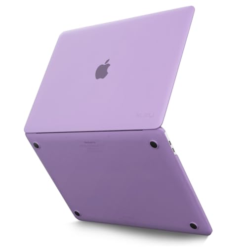 Kuzy for MacBook Air 15 inch Case 2025 M4 A3241, 2024 2023 M3 M2 A3114 A2941 - Mac Air 15 inch Laptop Case Hard Shell Protective Cover - Slim Design Lightweight, Purple