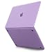 Kuzy AIR 13-inch Light PURPLE Rubberized Hard Case for MacBook Air 13.3" (A1466 & A1369) (NEWEST VERSION) Shell Cover - Light Purple