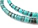TheBeadChest Turquoise Natural Shell Heishi Beads (5mm)