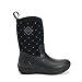 Muck Boot Women's Arctic Weekend Mid Snow Boot, Black Quilt, 9 M US