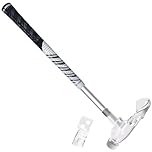 Golf Club Attachment Compatible with Meta Quest 3/3S/2, Aluminum Alloy Realistic Grip VR Golf Club Handle, Right Controller and 80° Design Keep Tracking