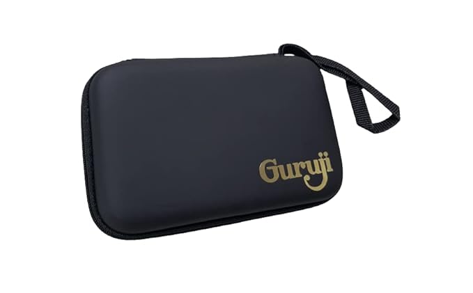 WILDCROC Hard Disk Drive Case | Shockproof Sticker Printed Hard Disk 2.5 Inch Pouch | External Hard Disk Pouch | Water Proof Case Compatible for Seagate, Toshiba, Transcend etc (Guru Ji)