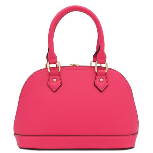 Image of Zip-Around Saffiano Classic Dome Satchel