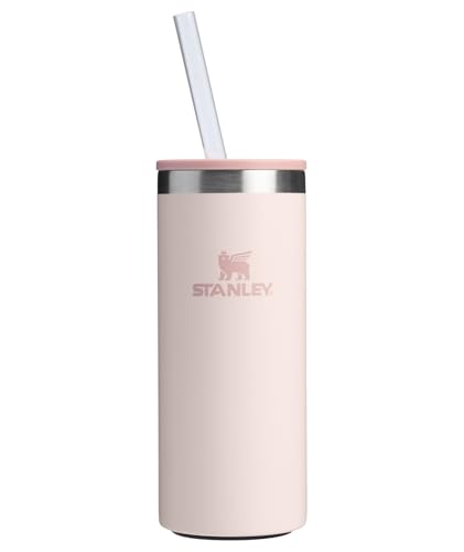 Stanley Everyday Can Cooler Cup 10 oz Slim | Beer, Seltzers, Soda, and Energy Drinks | Doubles as Tumbler | Insulated Stainless Steel Drink Holder | BPA-Free | Rose Quartz