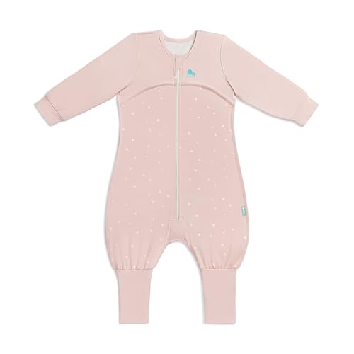 Image of Love to Dream Baby Sleep Suit Long Sleeve 1.0 TOG | Ultra-Soft Cotton for Stretch, Comfort & All-Night Warmth | Twinkle Powder Pink, 4 Years