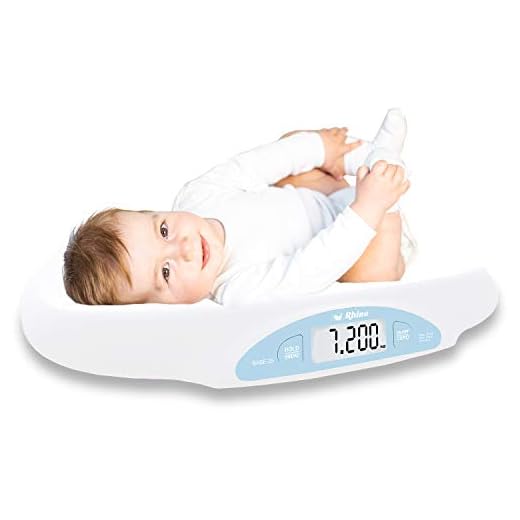 Balança Pediátrica Digital para bebês 25 kg / 5 g. Rhino BABE-25. Balança bebe
