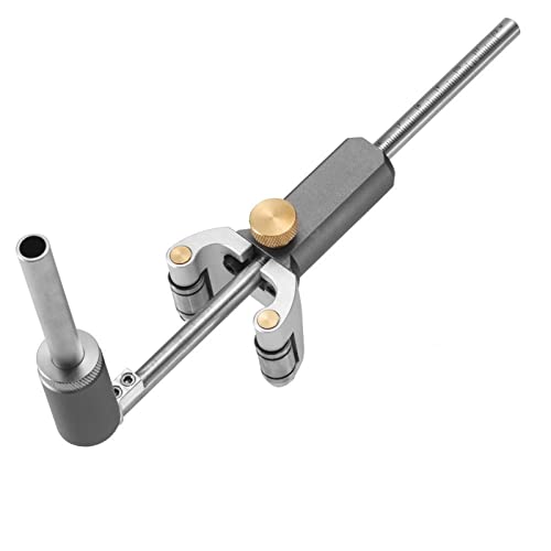 TIYGHI 2 in 1 Holzbearbeitung gerade Linie Linearbogen Anreißwerkzeug mit Bleistift Holzbearbeitung Zeichenkreis gerade Werkzeug Cover