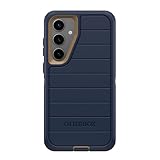 OtterBox Samsung Galaxy S24+ (Only) - Defender Series Case - Blue Suede Shoes - Case Only - Screenless - Rugged & Durable - with Port Protection - Microbial Defense Protection - Non-Retail Packaging