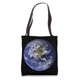 Planet Earth Satellite Photo Tote Bag