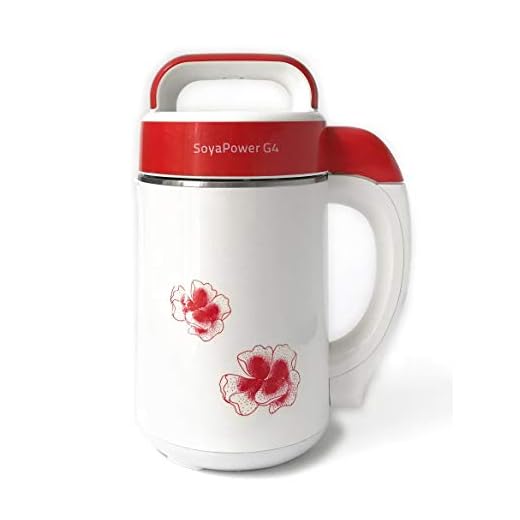 Soyapower G4 Soy Milk Maker, Almond Milk Maker, Rice Milk Maker, and Soup Maker - New Model All Stainless Steel Inside