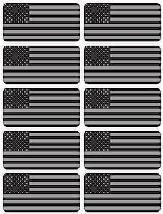 (10 Pack) Black Ops Tactical American Flag Vinyl Sticker Decal - 2 by 1 Inches Patriotic US Marine Corps Stickers for Vehicles Cars Hardhat Helmet Window Waterbottles Lunch Tool Box Laptop