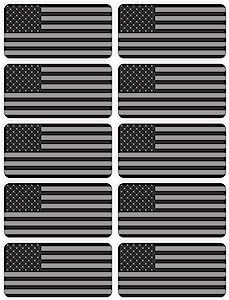 (10 Pack) Black Ops Tactical American Flag Vinyl Sticker Decal - 2 by 1 Inches Patriotic US Marine Corps Stickers for Vehicles Cars Hardhat Helmet Window Waterbottles Lunch Tool Box Laptop