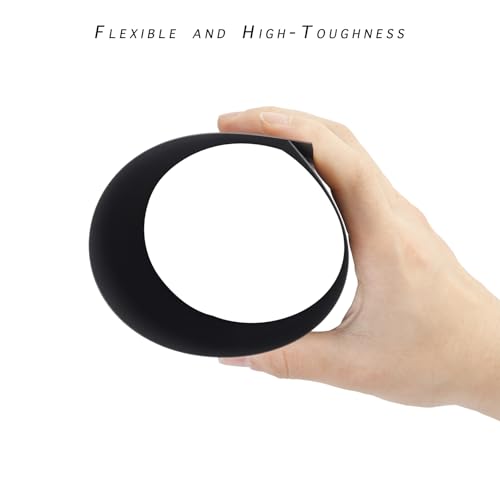 Image of 10 Pack A4 Size Black Opaque Rigid PVC Sheets, 0.5mm Thick, 297mm x 210mm Plastic Sheet for DIY Office Cutting, Signs, Display Projects