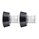 Abaodam 2個 揺れるヘッド人形用スプリングベース 車用装飾アクセサリー 耐久性アイアン製 環境に優しい素材 自由自在 電動車 バイク モータ