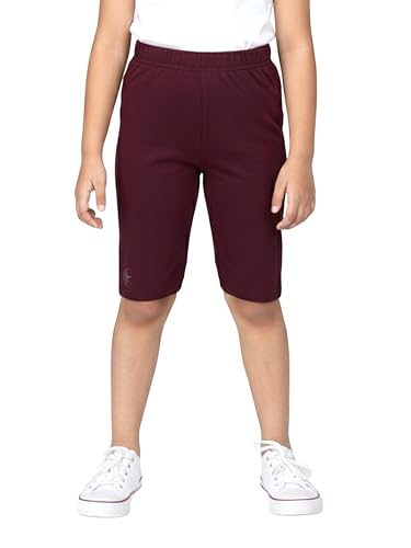 Image of KiddoPanti Girls Knee Length Cycling Shorts Pack of 2