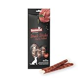 Rosewood Steak Sticks mit Rind & Seelachs – 3 große Kausnacks für Hunde – Zahnpflege-Leckerlis – Getreidefrei, glutenfrei & ohne künstliche Zusätze – 240 g