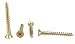 #8 x 1-1/2" Solid Brass Flat Head Philips Wood Screw (1/2" to 1-1/2" in Listing), 100 Pack (#8 x 1-1/2")