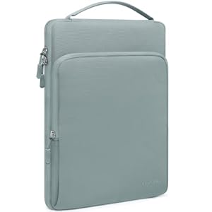 HYZUO 14-15 Inch Laptop Bag Sleeve for MacBook Air 15 M5 A3448 M4 M3 M2 2026-2023, MacBook Pro 15, XPS 14/15 Plus, 15" Surface Laptop, Notebook Case for 14" Dell HP Lenovo Asus Acer, Ash Blue