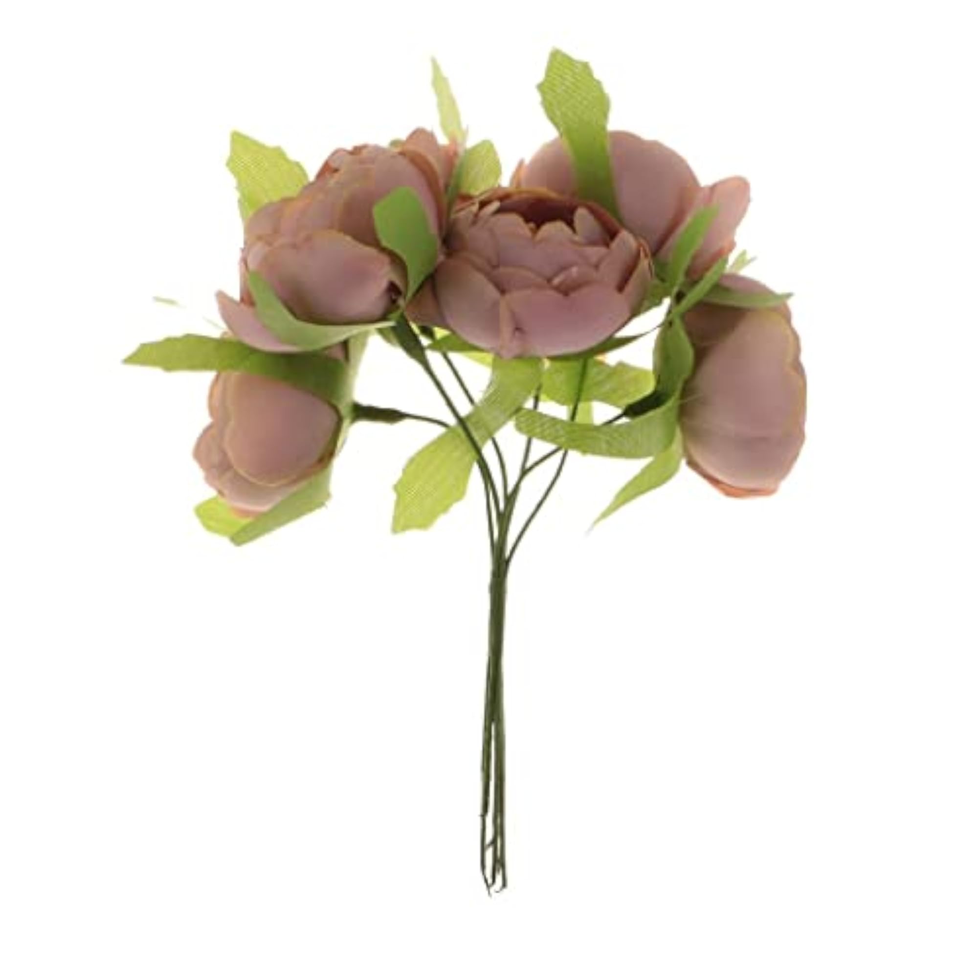 Artificial Camellia Bud Silk Flower Bouquet, 30pcs