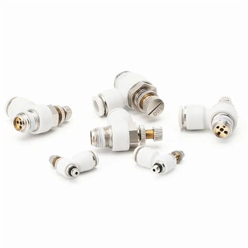 Raccord contrôleur de vitesse pneumatique 6 mm à flux constant - 2