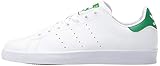 adidas Originals Men's Stan Smith Vulc, White/White/Green, 8.5 M US