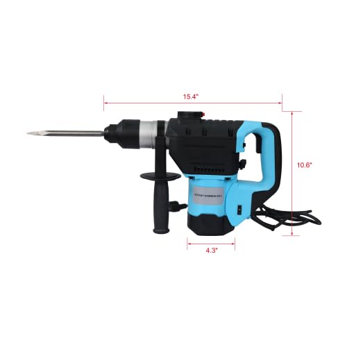 Rotary Hammer 1100W(Blue + Black) 1-1/2