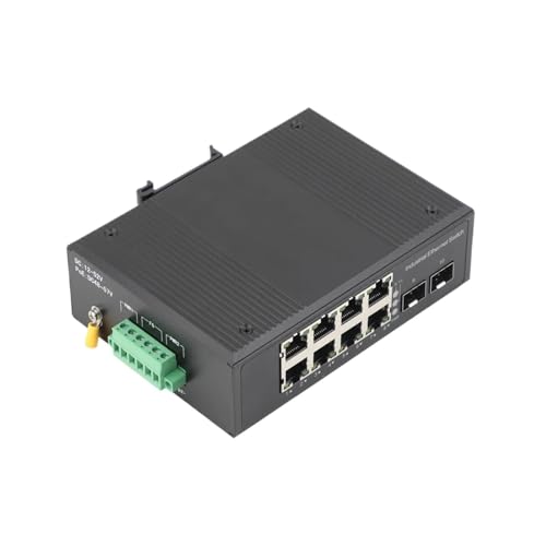 Commutateur géré Gigabit POE à fibre unique monomode et interface SC SFP web
