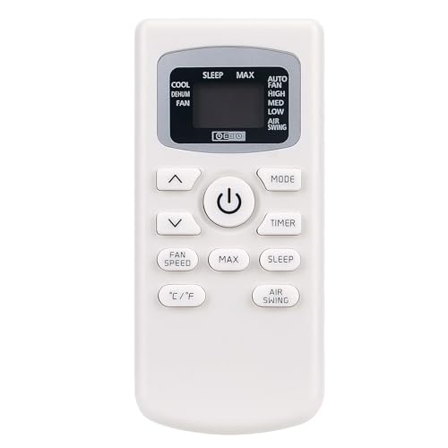 Télécommande de rechange pour climatiseur Black+Decker BPACT12WT